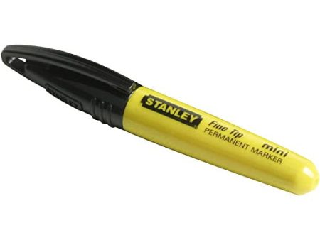 Stanley 1-47-324 - Marcador mini punta fina color negro Supply