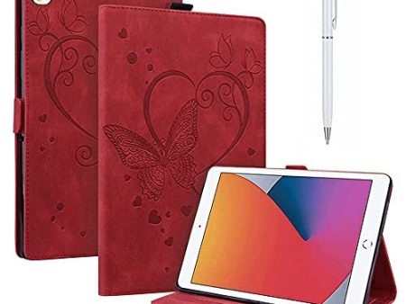 Jjwyd Compatible con Funda Samsung Galaxy Tab A 8.0 Pulgada 2019 (T290 T295) Portátil Funda de Tableta Cuero PU, TPU Tablet Sleeve Bag Funda Protectora, Rojo For Sale