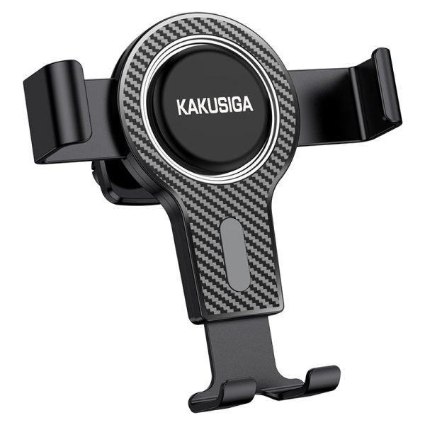 KAKUSIGA KSC-589 Tuyou Series Car Air Outlet Phone Holder 360-Degree Rotation Cellphone Stand Bracket Online now