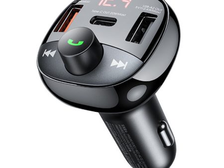 REMAX RCC331 LODI Series Multifunctional Car Charger 54.5W High Power 2 USB-A + 1 Type-C FM Radio Sale