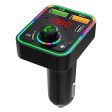 PDF3 PD   QC3.0 Fast Car Charger 7-Color Lights Hands-Free Bluetooth Calling MP3 Wireless Player Cheap