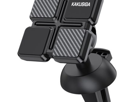 KAKUSIGA KSC-780A Fangge Series Magnetic Car Air Outlet Mount ABS+Silicone Cell Phone Holder Stand Online now