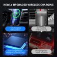 A9 Wireless Phone Charger Mount Clamp Auto-Sensing Cell Phone Clip Bracket Holder for Car Air Vent For Discount