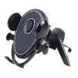 C2211 Air Vent Car Mount Phone Holder Three-point Support Air Outlet ABS+Metal Cellphone Stand Bracket on Sale